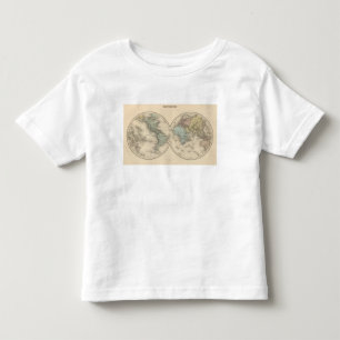 世界地図 トドラーTシャツ