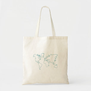 世界地図 トートバッグ