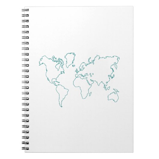 世界地図 ノートブック (正面)