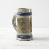 世界地図 ビールジョッキ (正面左)