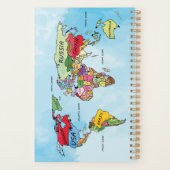 世界地図 プランナー手帳 (裏面)