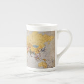 世界地図 ボーンチャイナマグカップ (右)