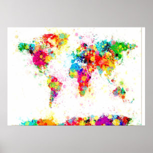 世界地図 ポスター