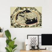 世界地図 ポスター (ホームオフィス)