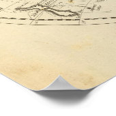 世界地図 ポスター (角)