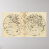 世界地図 ポスター (正面)