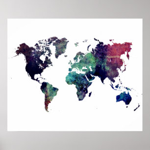 世界地図 ポスター