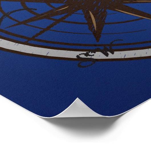 世界地図 ポスター (角)