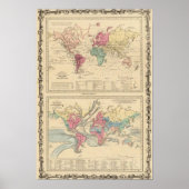 世界地図 ポスター (正面)