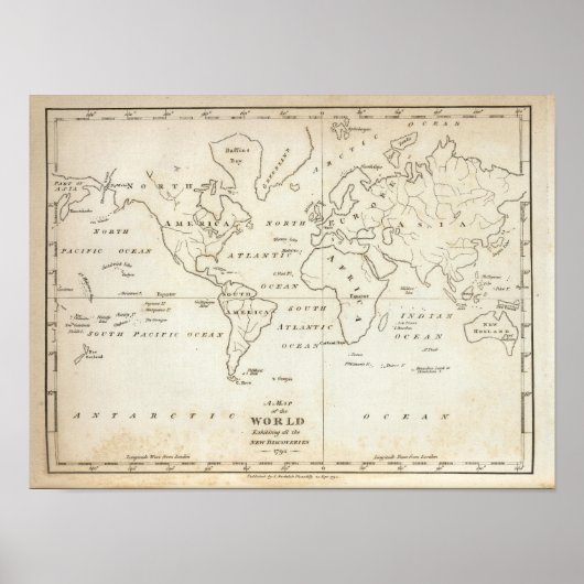 世界地図 ポスター (正面)