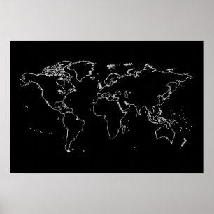 世界地図 ポスター