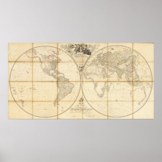 世界地図 ポスター (正面)