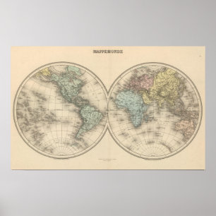 世界地図 ポスター