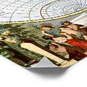 世界地図 ポスター (角)