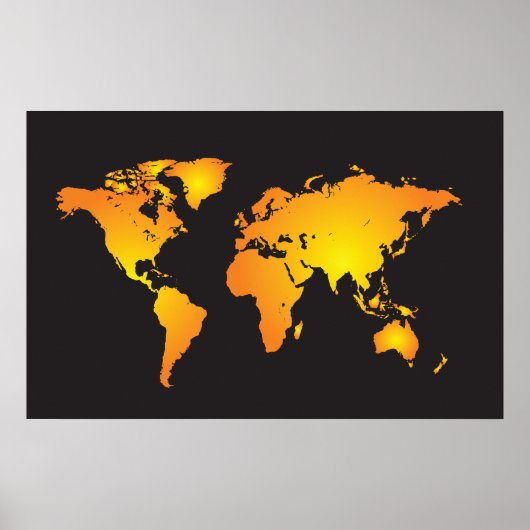 世界地図 ポスター (正面)