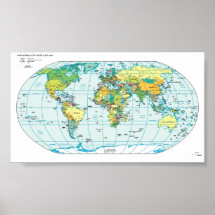 世界地図 ポスター