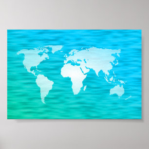 世界地図 ポスター