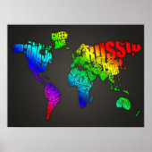 世界地図 ポスター (正面)