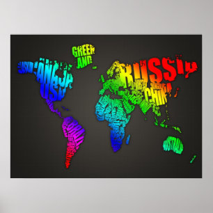 世界地図 ポスター