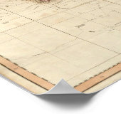 世界地図 ポスター (角)