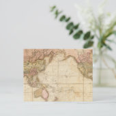 世界地図 ポストカード (スタンド正面)