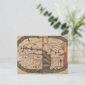 世界地図 ポストカード (スタンド正面)