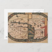 世界地図 ポストカード (正面/裏面)