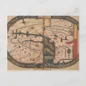 世界地図 ポストカード (正面)