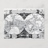 世界地図 ポストカード (正面)