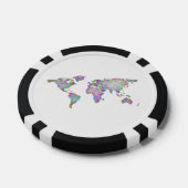 世界地図 ポーカーチップ (シングル)