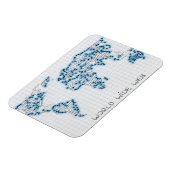 世界地図 |マイクロチップ回路 マグネット (左側)