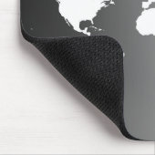 世界地図 マウスパッド (コーナー)