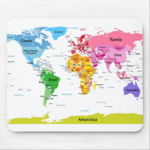 世界地図 マウスパッド