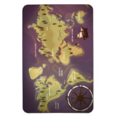 世界地図 マグネット (縦)