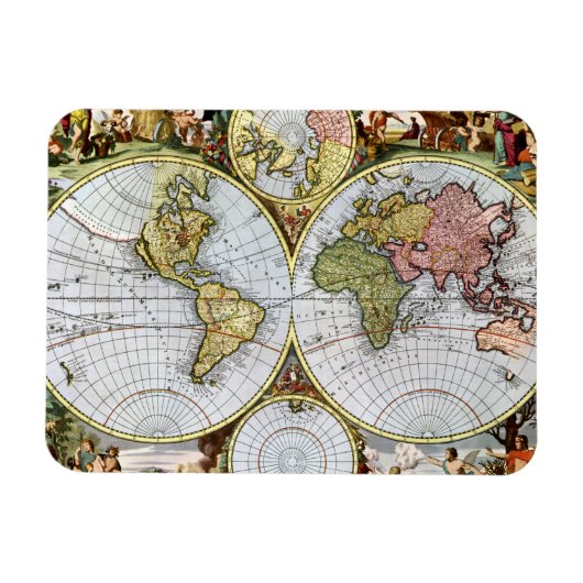 世界地図 マグネット (横)