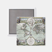 世界地図 マグネット (正面/裏面)
