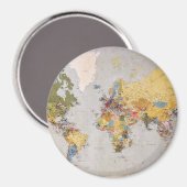 世界地図 マグネット (正面/裏面)