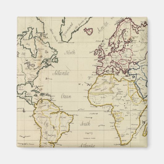 世界地図 マグネット (正面)