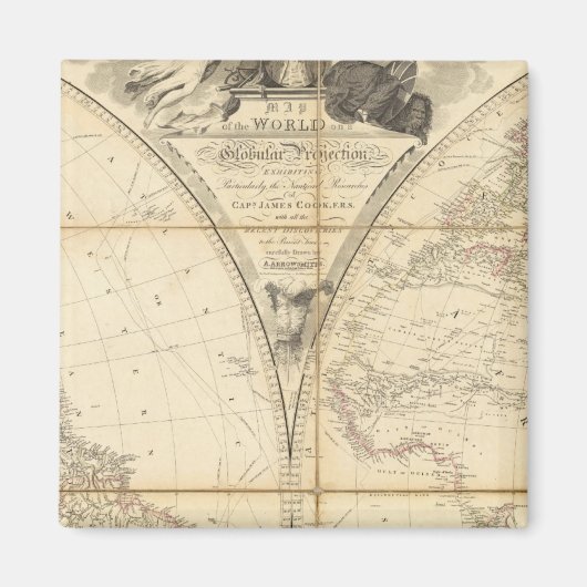 世界地図 マグネット (正面)