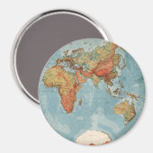 世界地図 マグネット (正面/裏面)