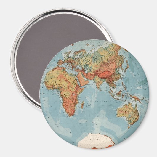 世界地図 マグネット (正面/裏面)