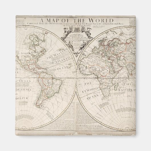 世界地図 マグネット (正面)