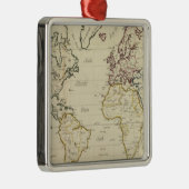 世界地図 メタルオーナメント (右)