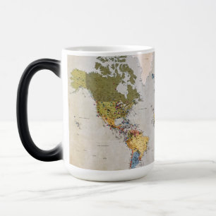 世界地図 モーフィングマグカップ