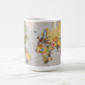 世界地図 モーフィングマグカップ (中央)