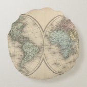 世界地図 ラウンドクッション (裏面)