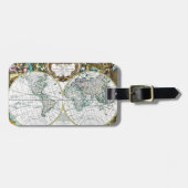 世界地図 ラゲッジタグ (正面横)