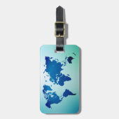 世界地図 ラゲッジタグ (正面縦)