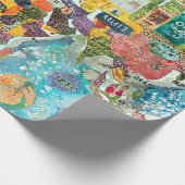 世界地図 ラッピングペーパー (角)