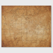 世界地図 ラッピングペーパー (フラット)